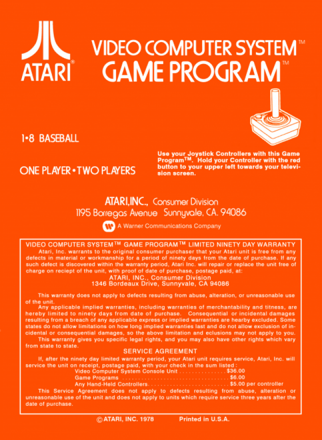 Home Run – Atari 2600 (2600)