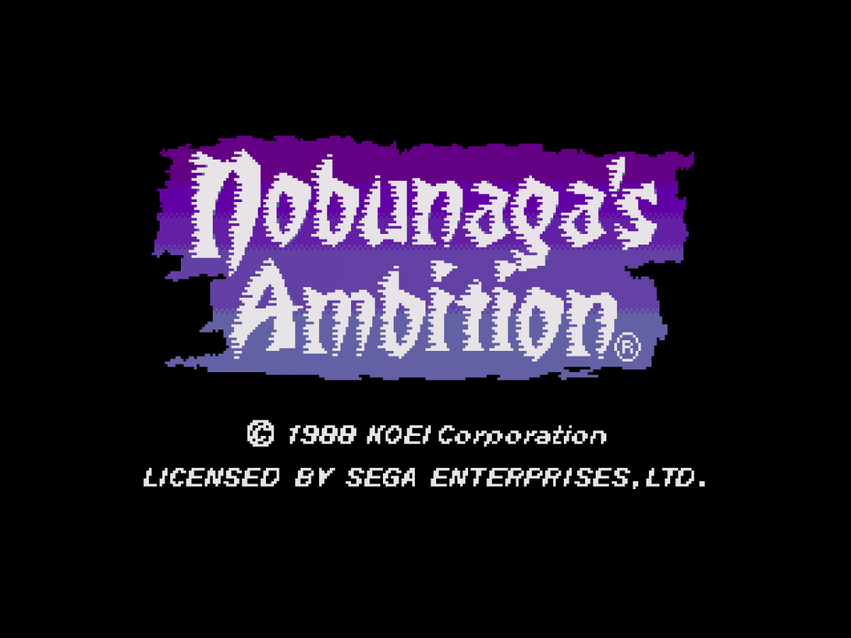 Nobunaga's Ambition – Sega Genesis (GEN)
