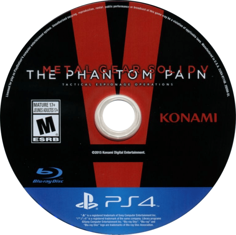 Metal Gear Solid V: The Phantom Pain – PlayStation 4 (PS4)