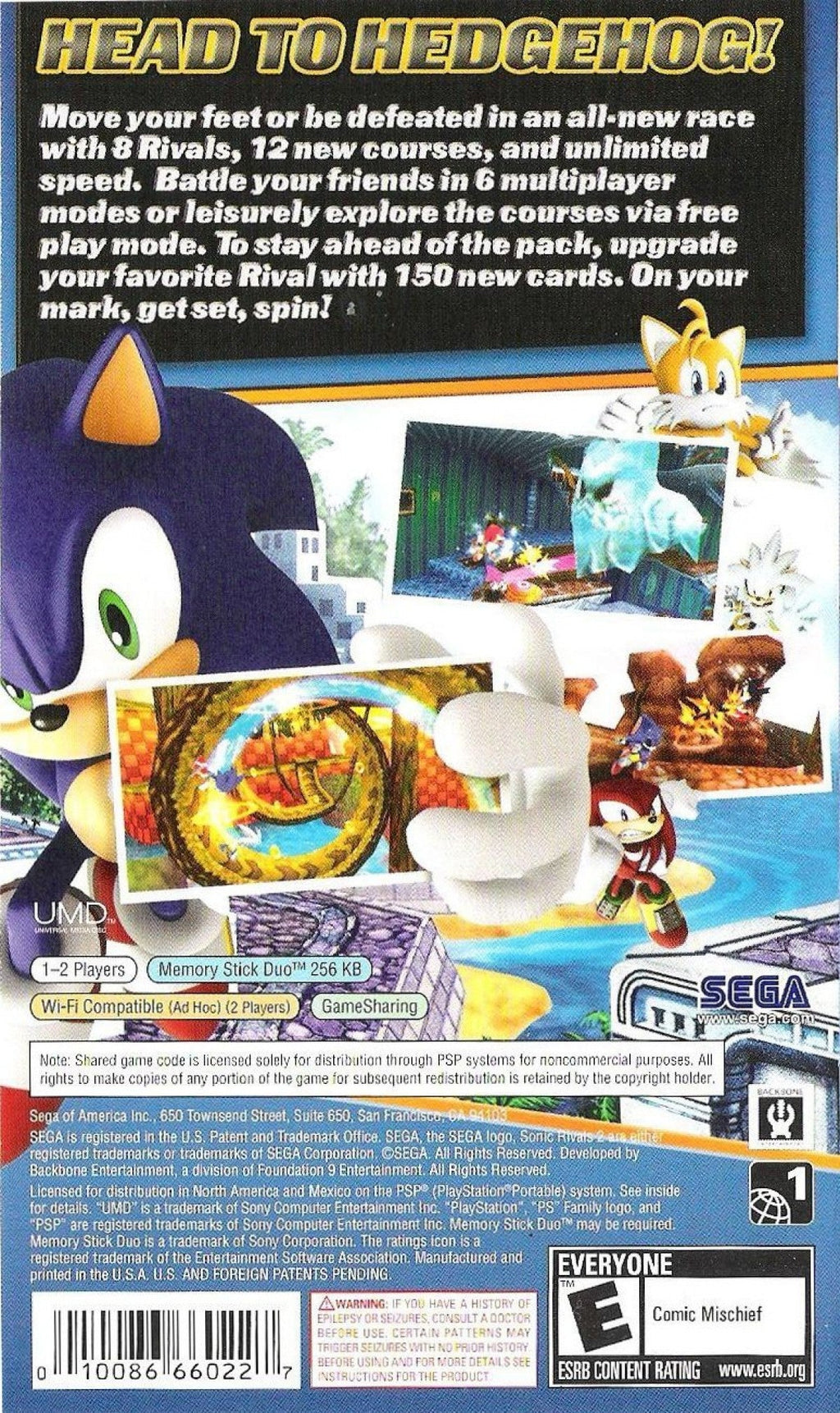 Sonic Rivals 2 – PlayStation Portable (PSP)