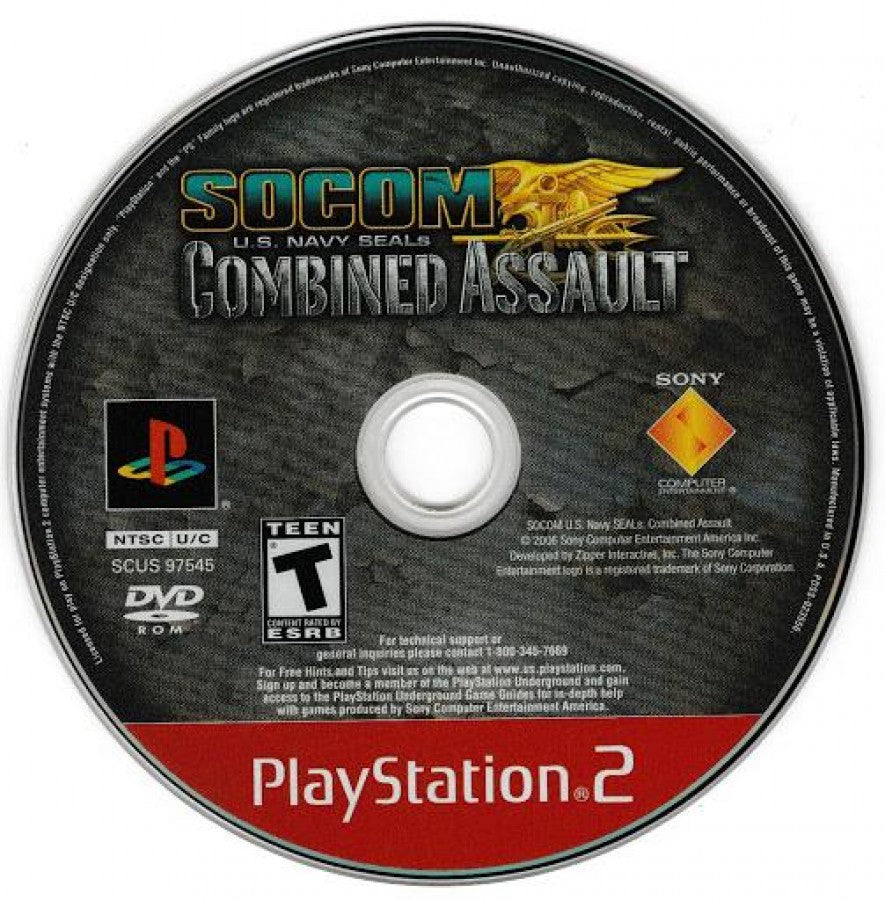 SOCOM: U.S. Navy Seals Combined Assault [Greatest Hits] – PlayStation 2 (PS2)