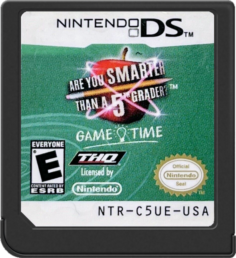 Are You Smarter Than A 5th Grader? Game Time — Nintendo DS (DS)