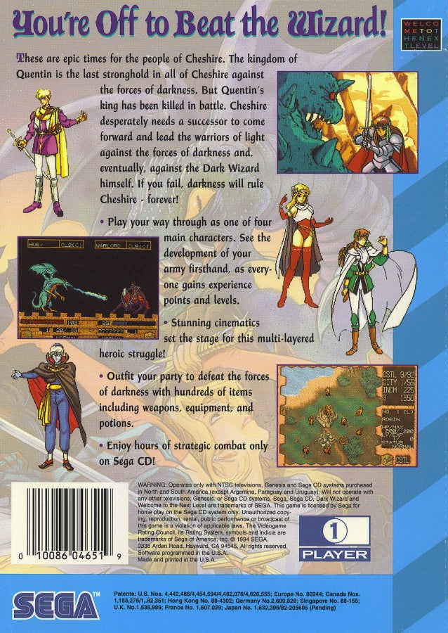 Dark Wizard – Sega CD (SCD)