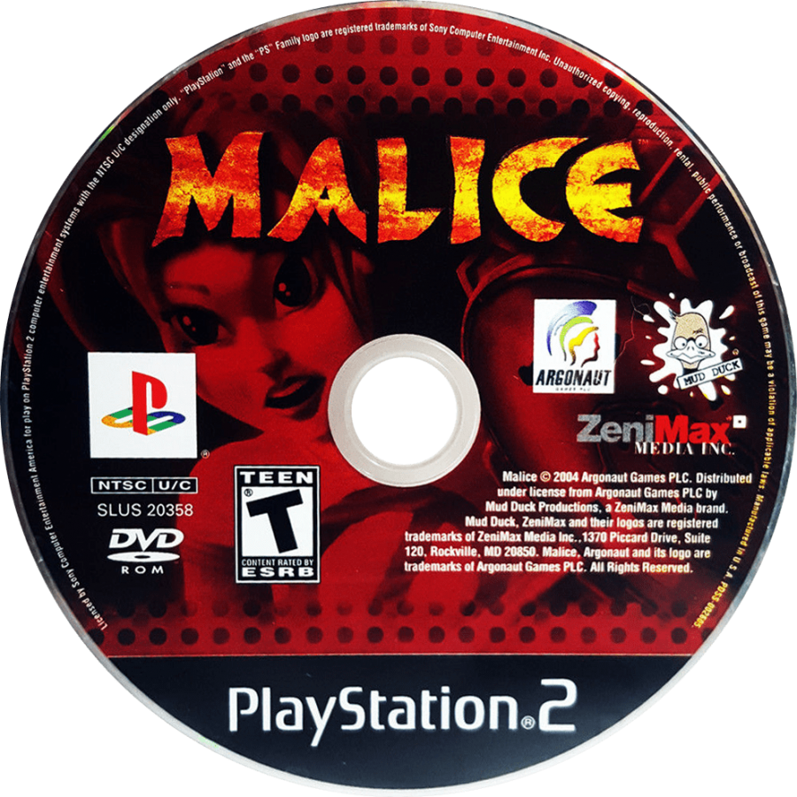 Malice – PlayStation 2 (PS2)