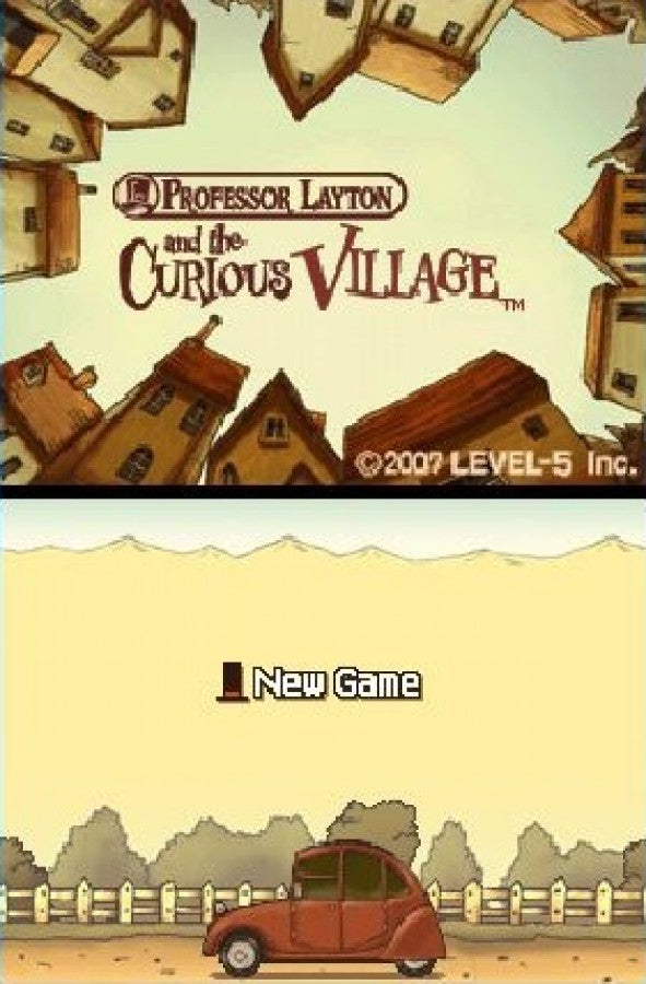 Professor Layton and the Curious Village  – Nintendo DS (DS)