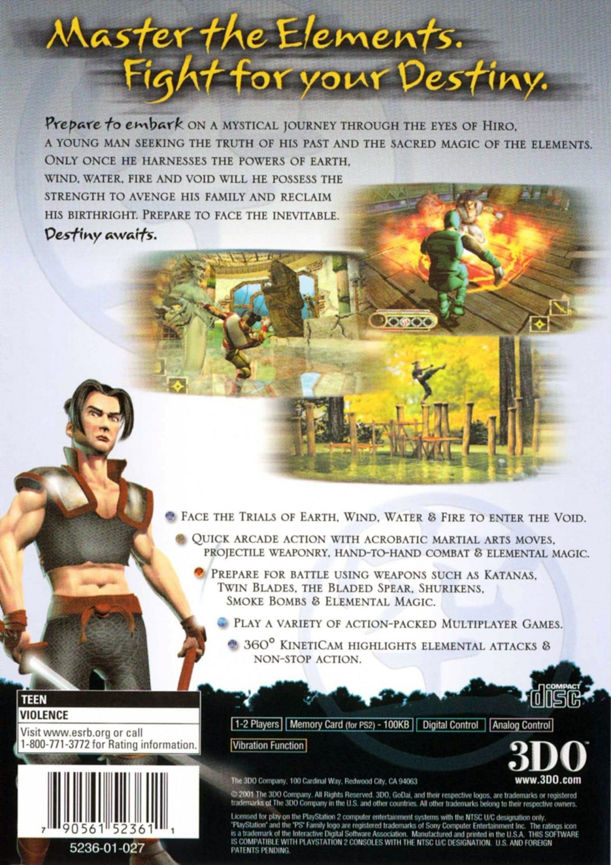 Godai: Elemental Force – PlayStation 2 (PS2)