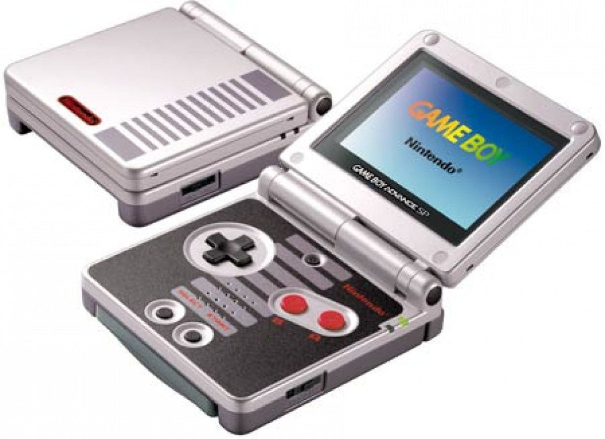 Game Boy Advance SP (GBA SP) [AGS-101] [NES Edition]– Scratch and Scuff