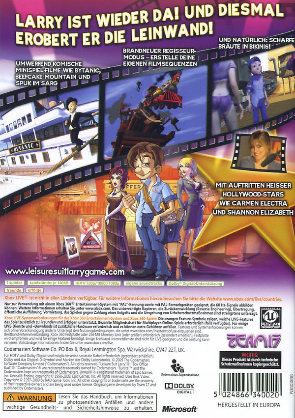 Leisure Suit Larry: Box Office Bust – Xbox 360 (X360)