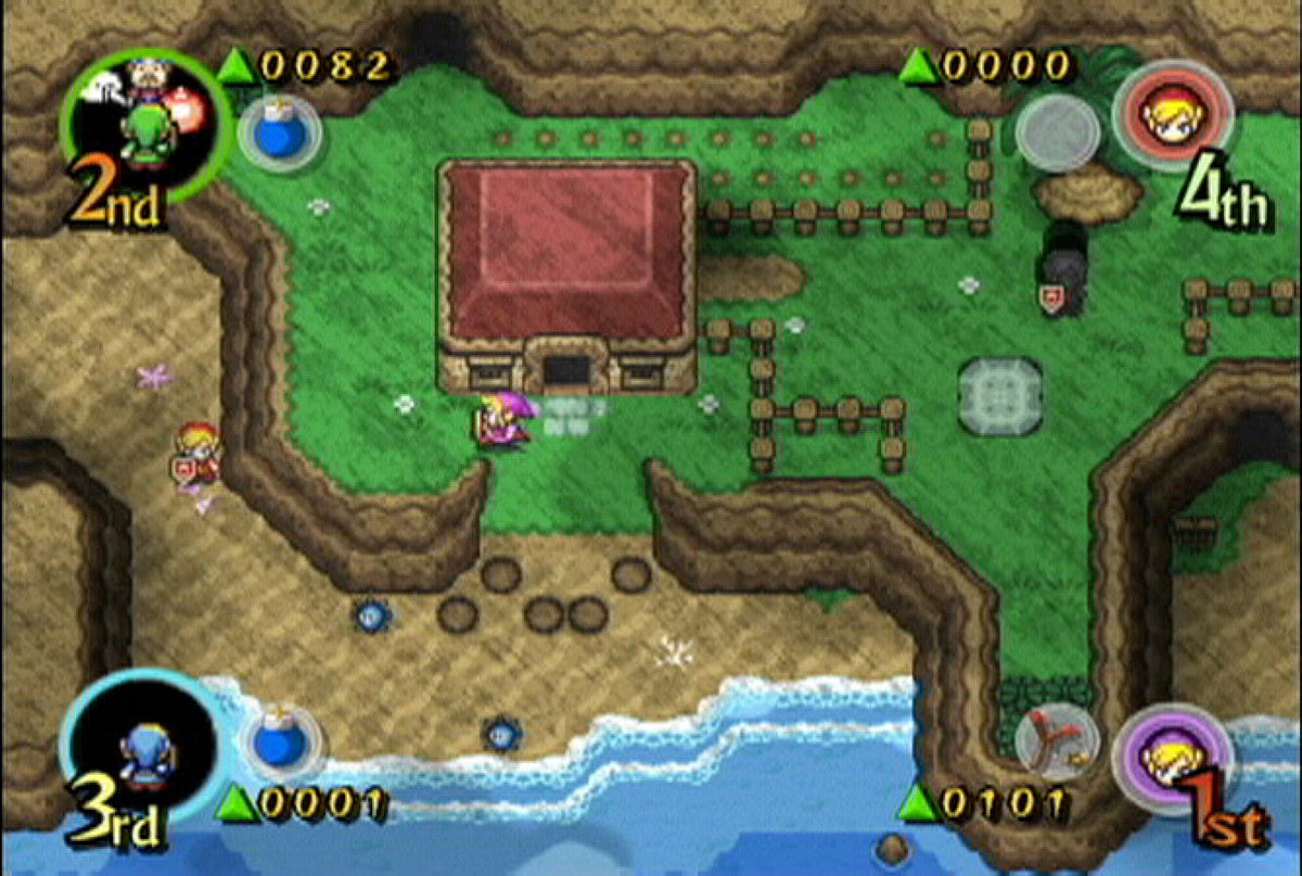 The Legend of Zelda: Four Swords Adventures [Player's Choice] – GameCube (GC)