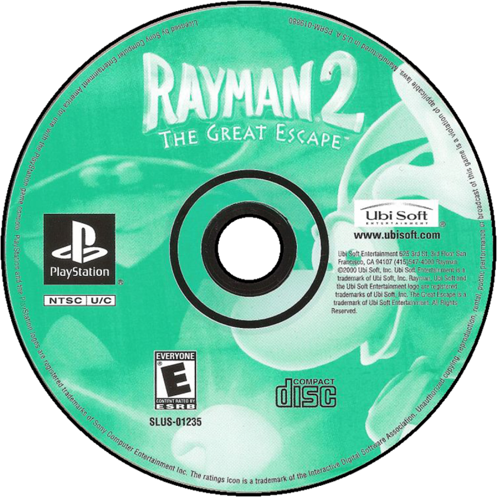 Rayman 2: The Great Escape – PlayStation 1 (PS1)