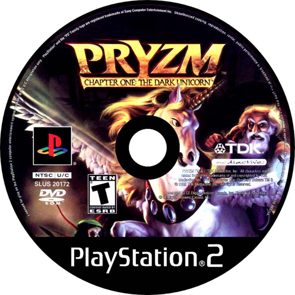 Pryzm Chapter One The Dark Unicorn – PlayStation 2 (PS2)
