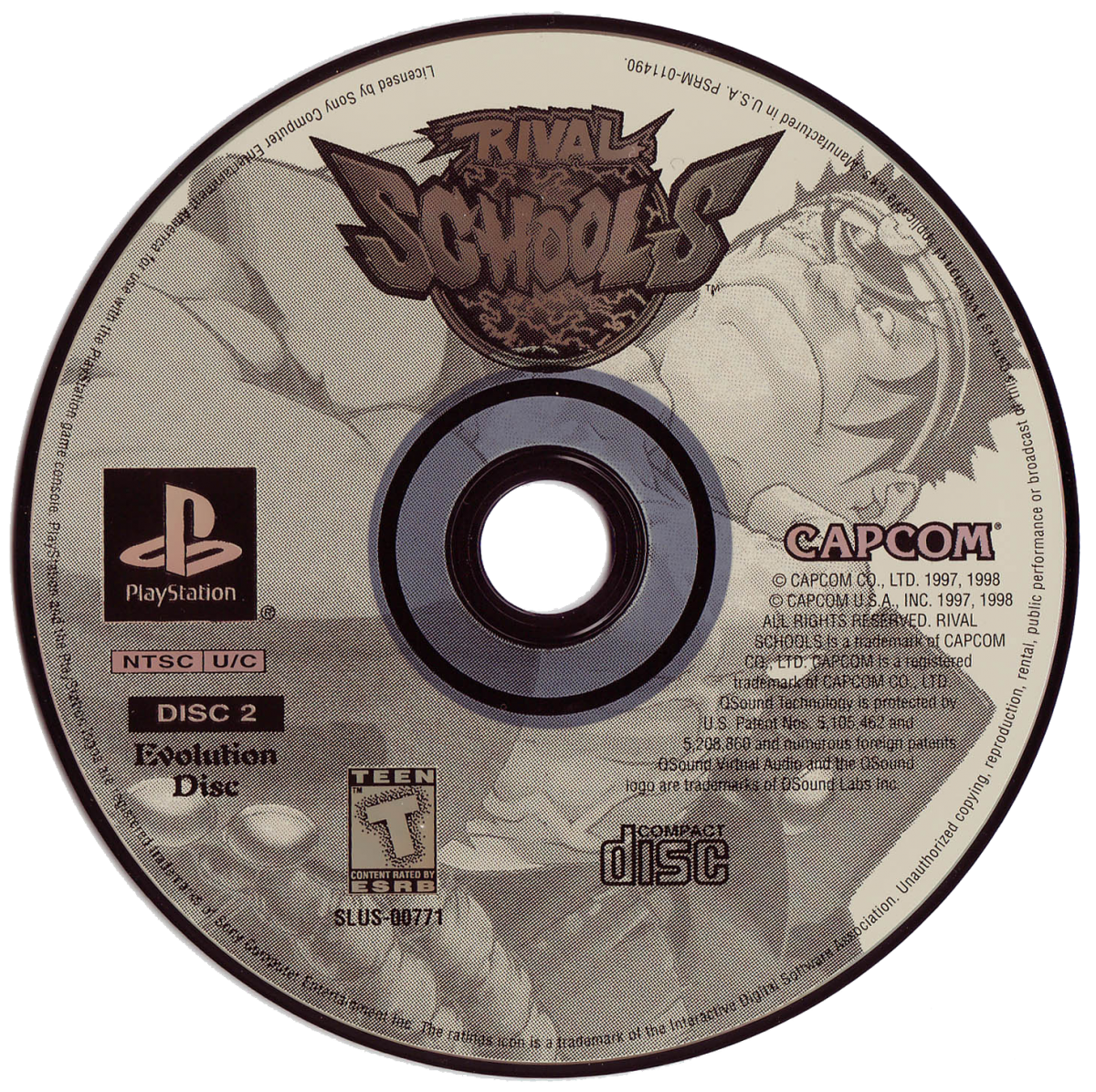 Rival Schools – PlayStation 1 (PS1)