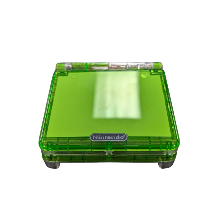Game Boy Advance SP (GBA SP) [Custom Green Shell & IPS Screen Mod] – Game Boy Advance SP (GBA SP)