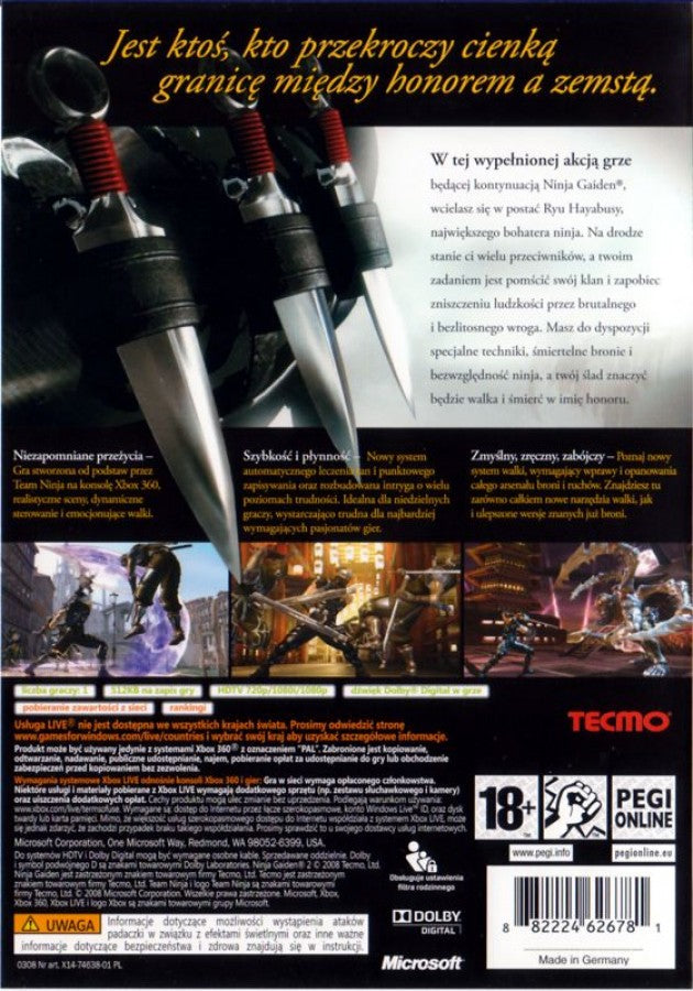 Ninja Gaiden II – Xbox 360 (X360)