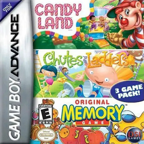 Candy Land/Chutes and Ladders/Memory – Game Boy Advance (GBA)