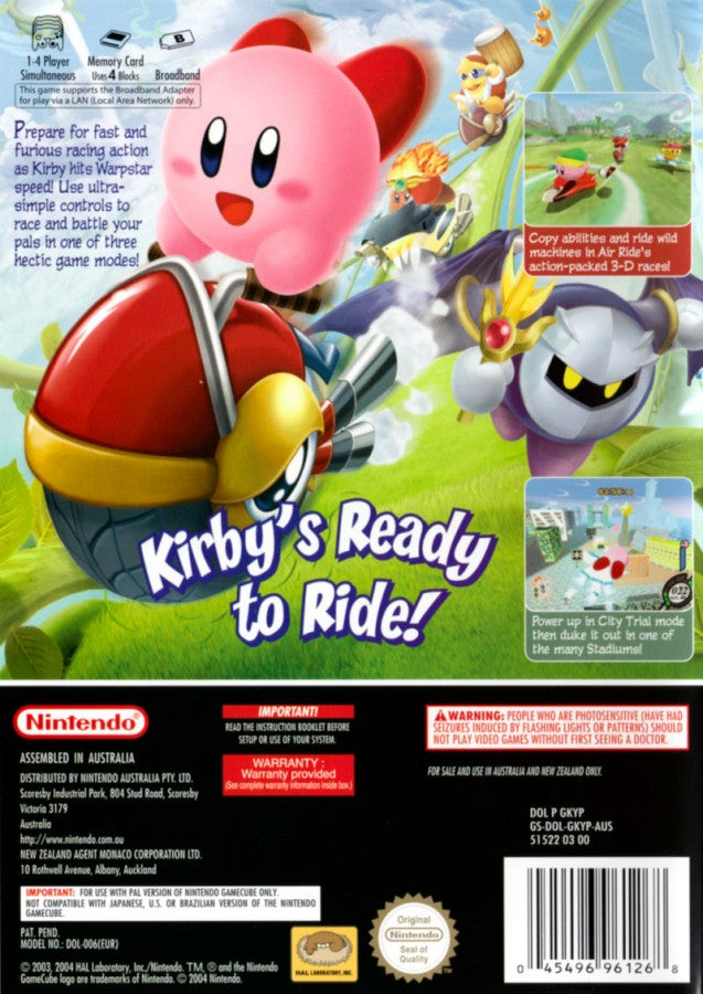Kirby Air Ride [Player's Choice] – GameCube (GC)