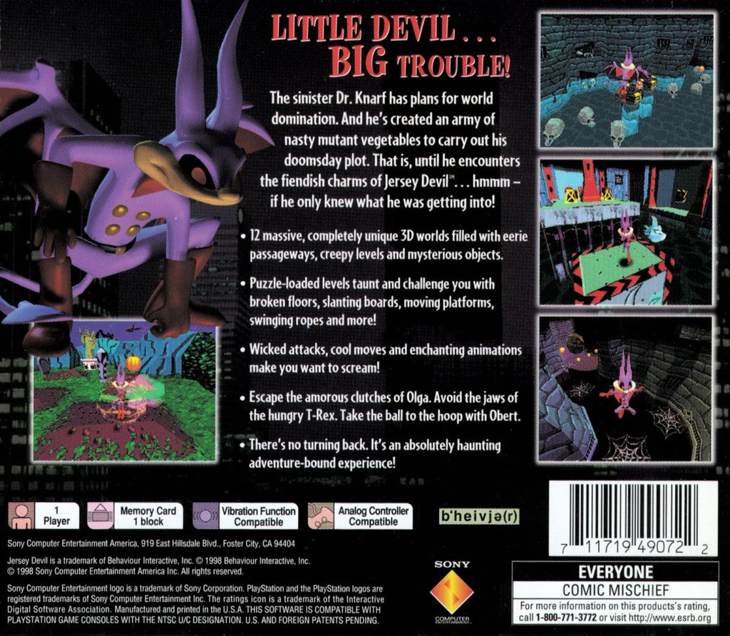 Jersey Devil – PlayStation 1 (PS1)