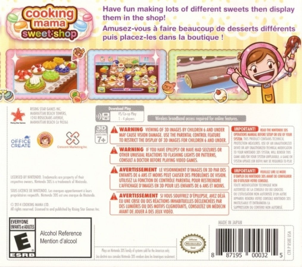 Cooking Mama Sweet Shop – Nintendo 3DS (3DS)