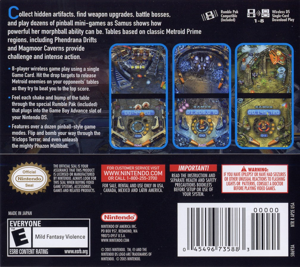 Metroid Prime: Pinball – Nintendo DS (DS)