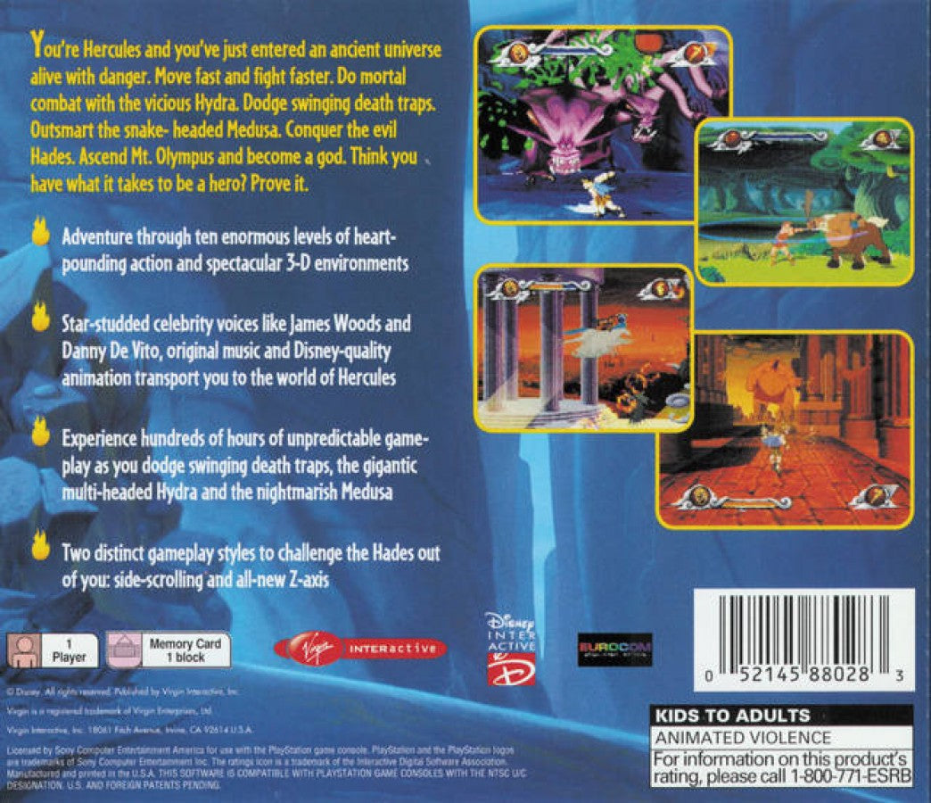 Disney Hercules – PlayStation 1 (PS1)