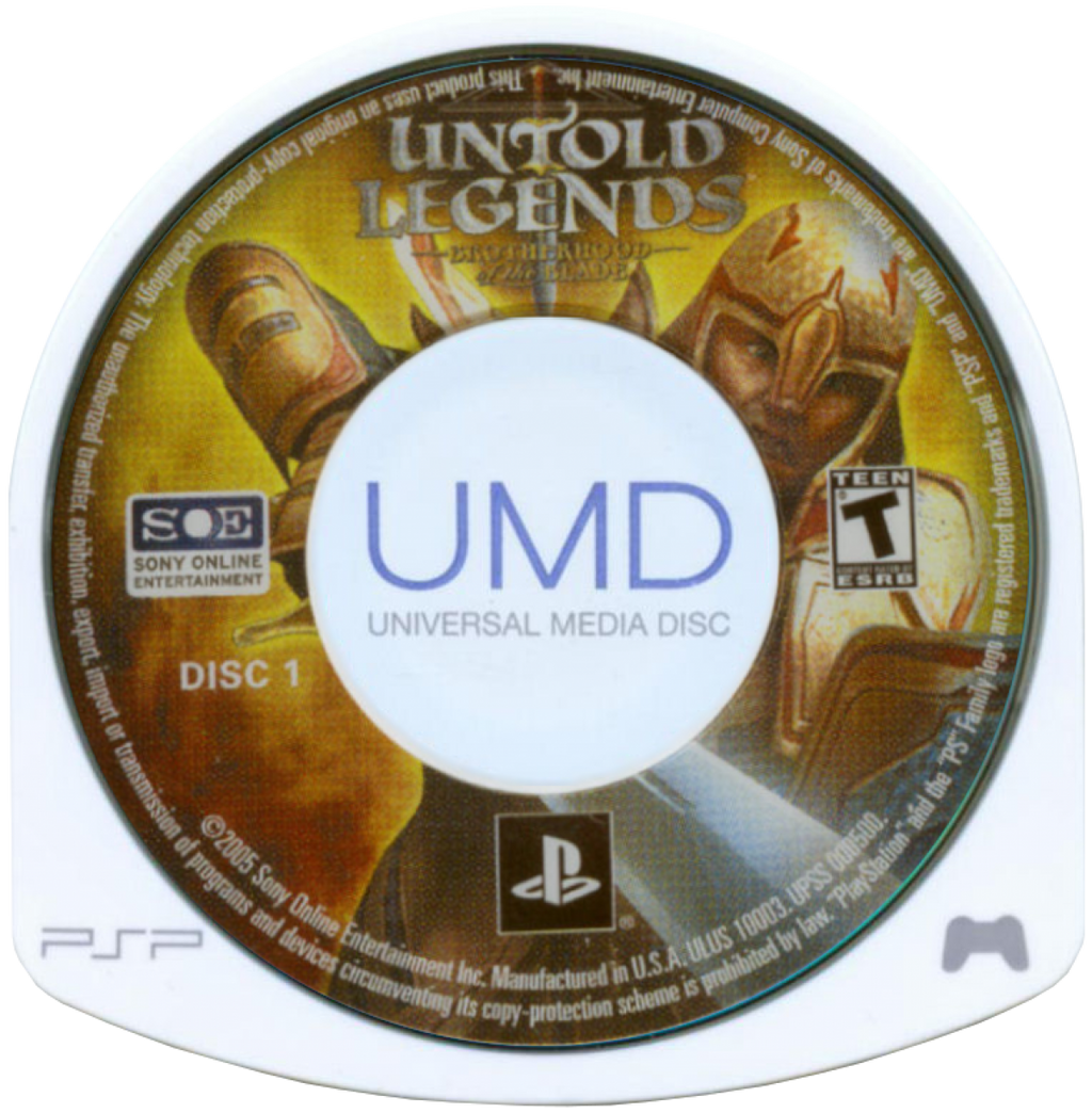 Untold Legends: Brotherhood of the Blade – PlayStation Portable (PSP)