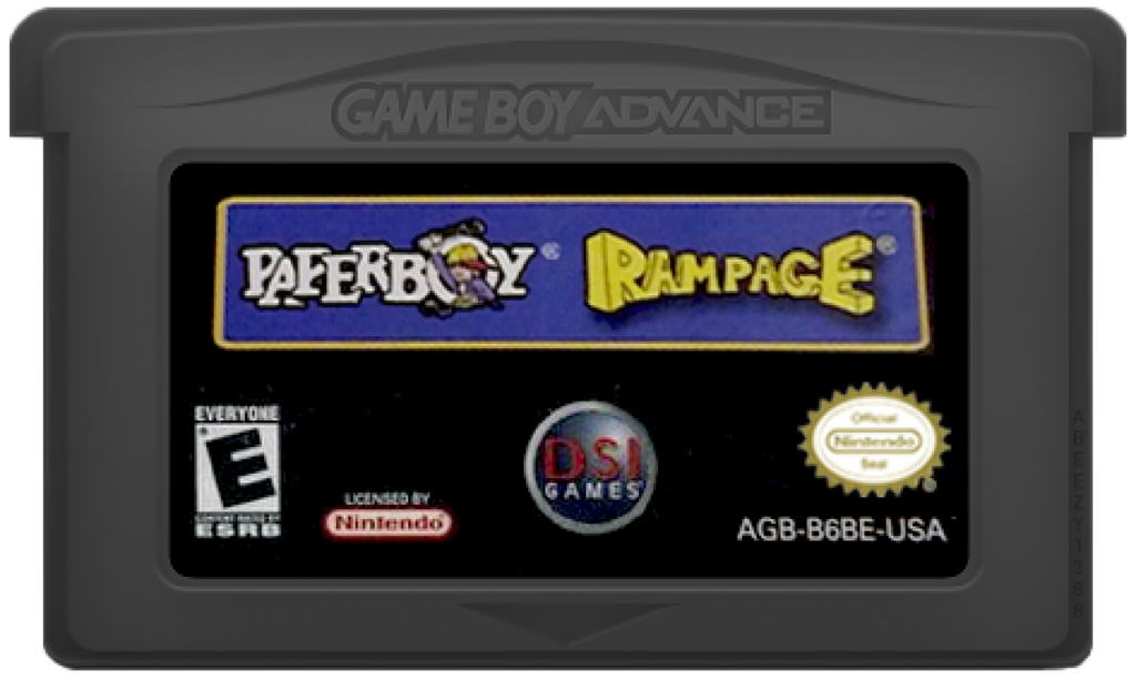 Paperboy & Rampage – Game Boy Advance (GBA)