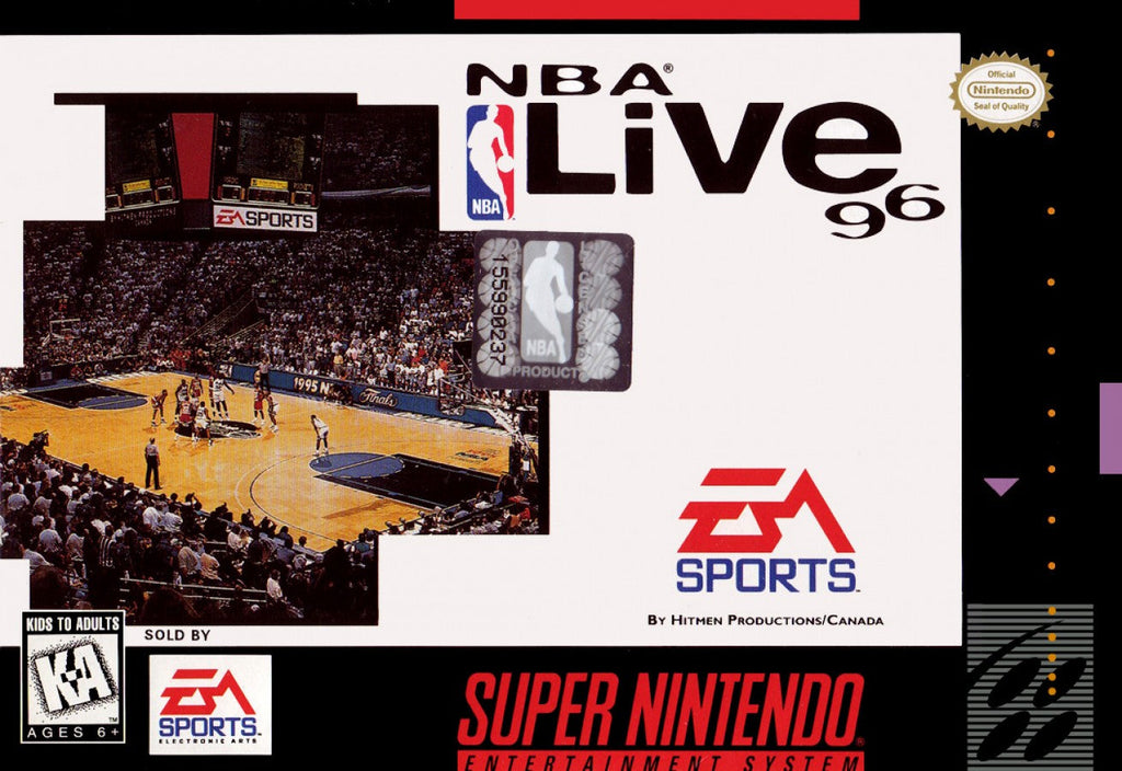 NBA Live 96 — Super Nintendo Entertainment System (SNES)
