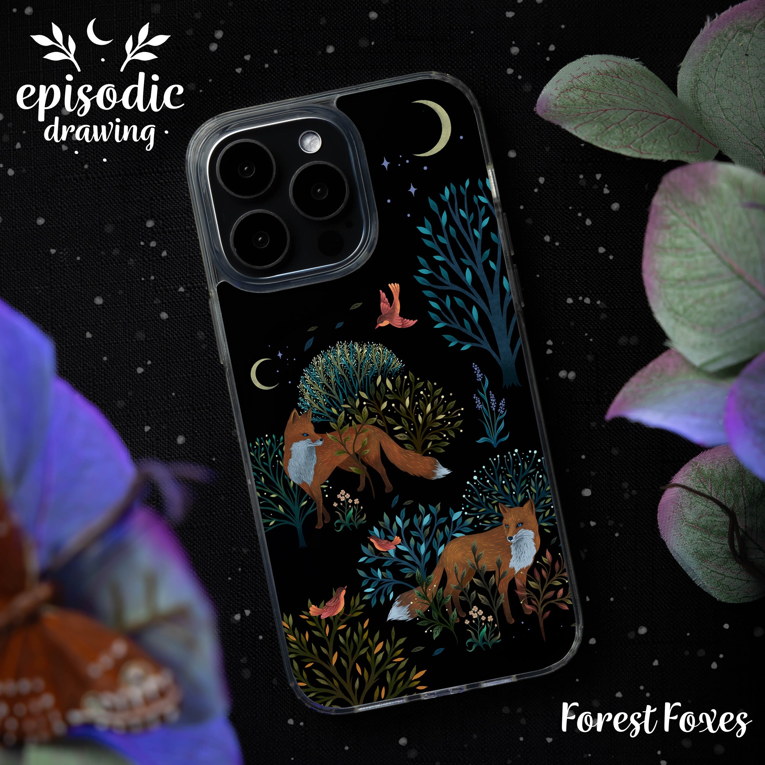 Episodic Drawing Enchanted Collection HD Apple iPhone 13 Series Mag-Safe Phone Case