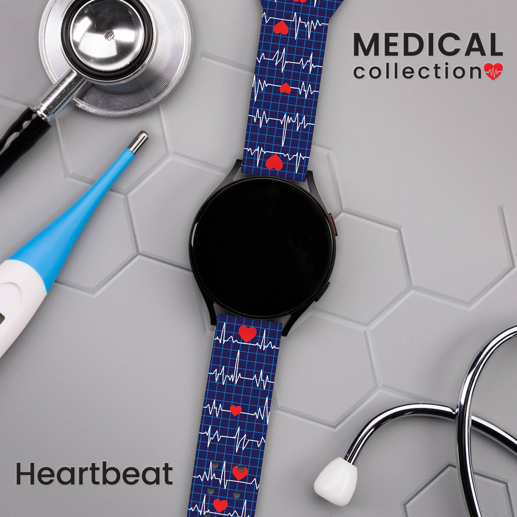 Nursing HD  Watchband for Samsung, Garmin, Fossil, and More for Samsung, Garmin, Fossil, and More