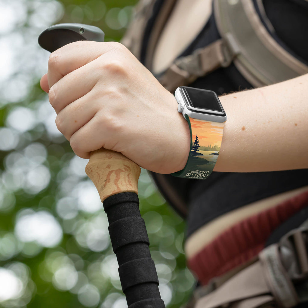 National Parks Isla Royale HD Apple Watch Band