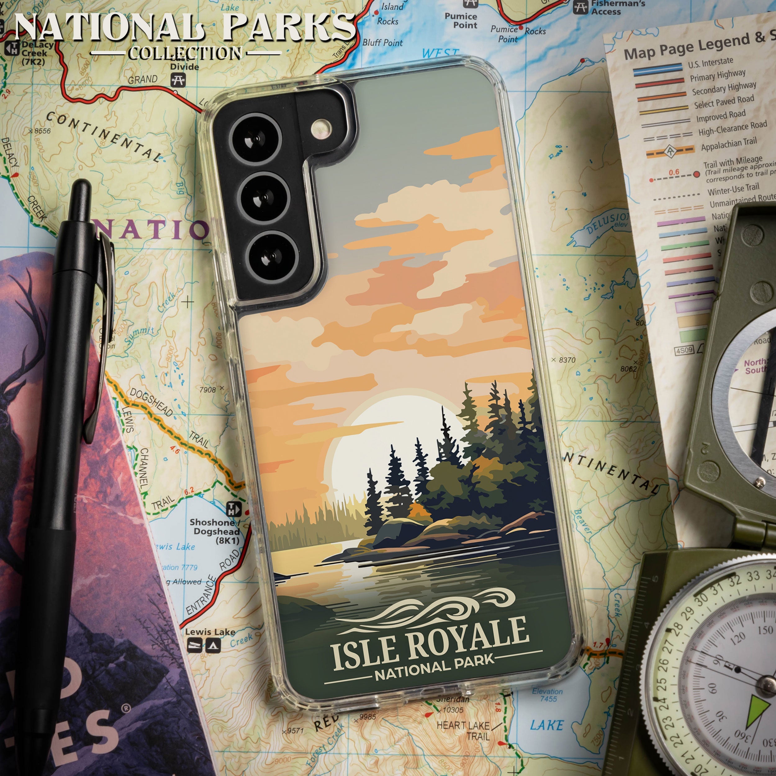 National Parks Isla Royale HD Samsung Galaxy S24 Phone Case