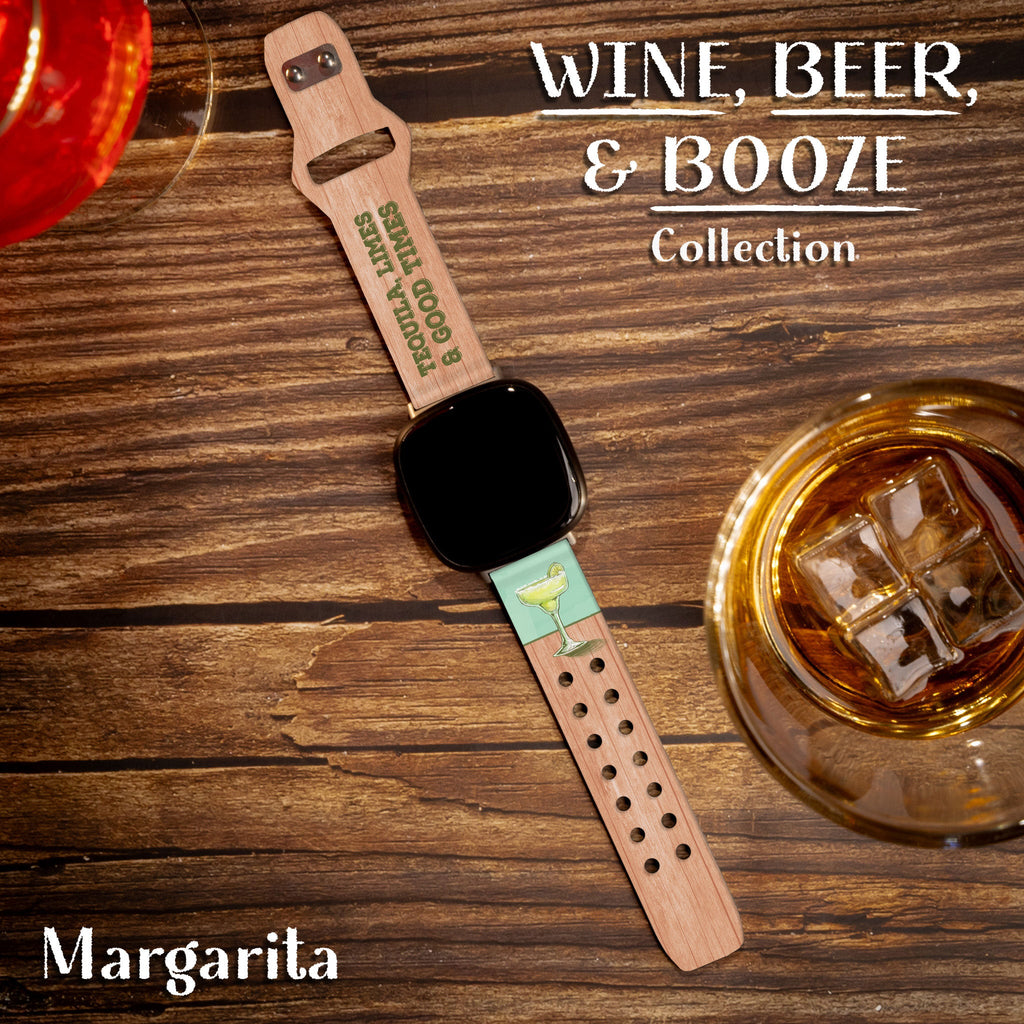 Wine, Beer, & Booze HD Fitbit Versa 3 & Sense 1 Watch Band
