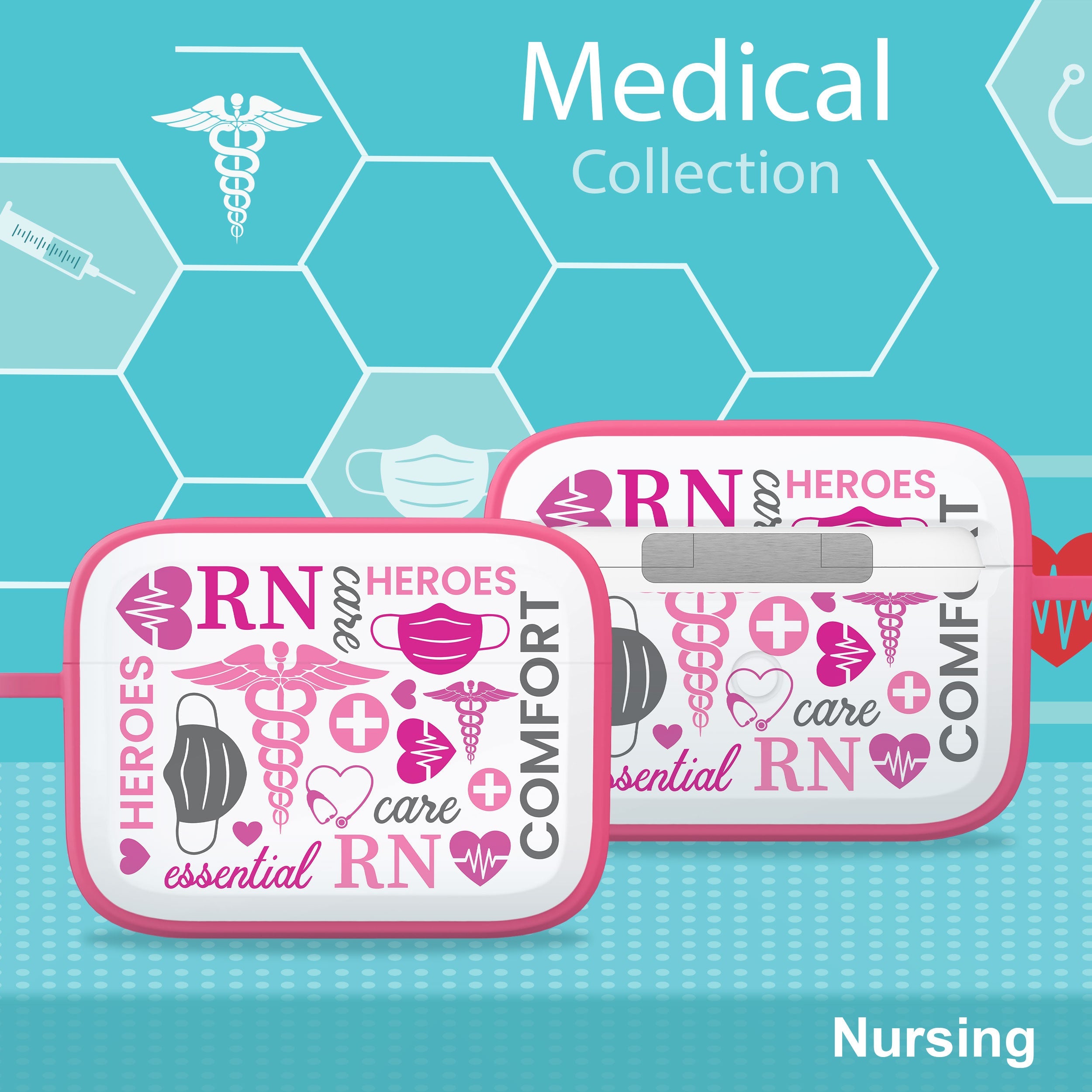 Nursing HDX Apple AirPods Pro 1 & 2 Case Cover