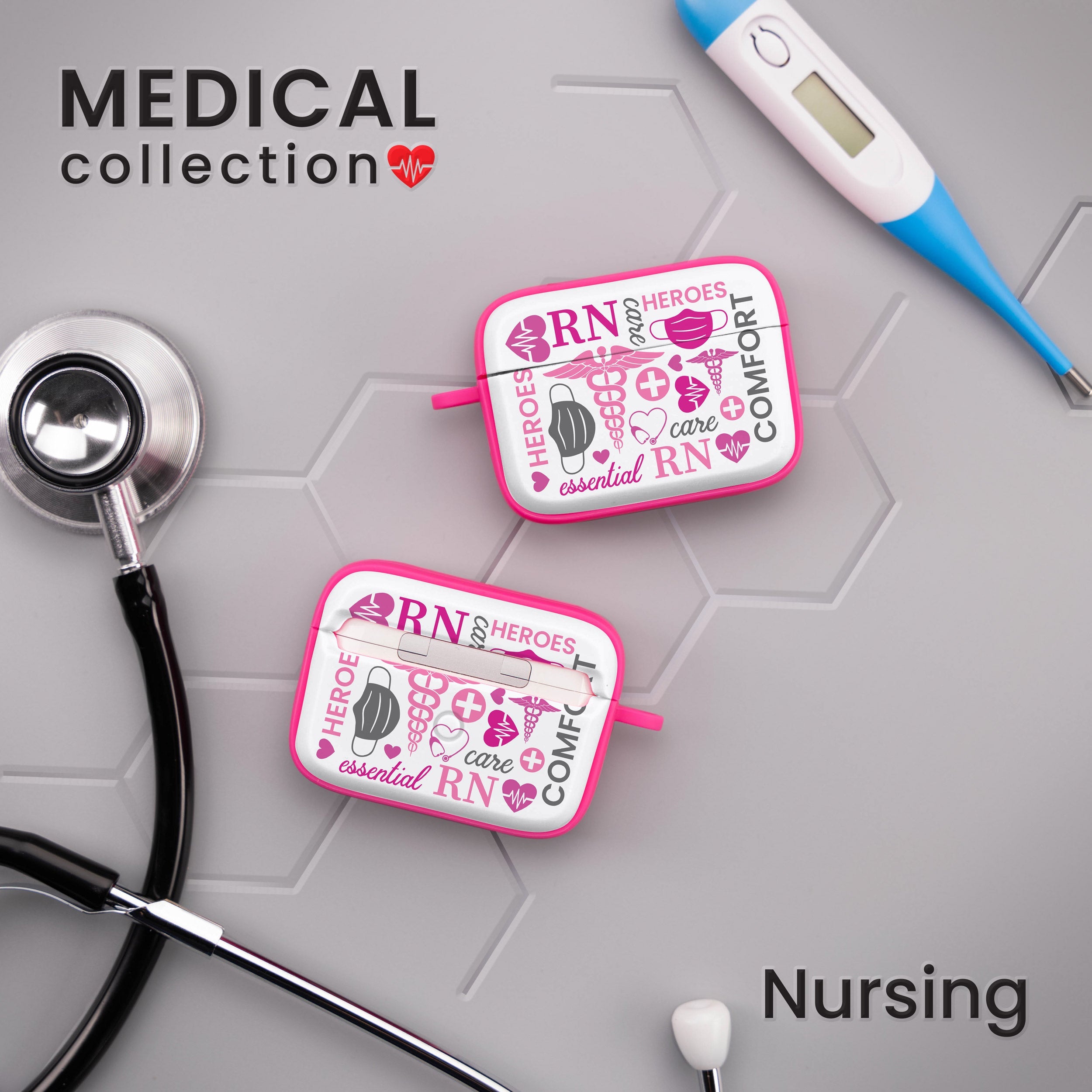 Nursing HDX Apple AirPods Pro 1 & 2 Case Cover