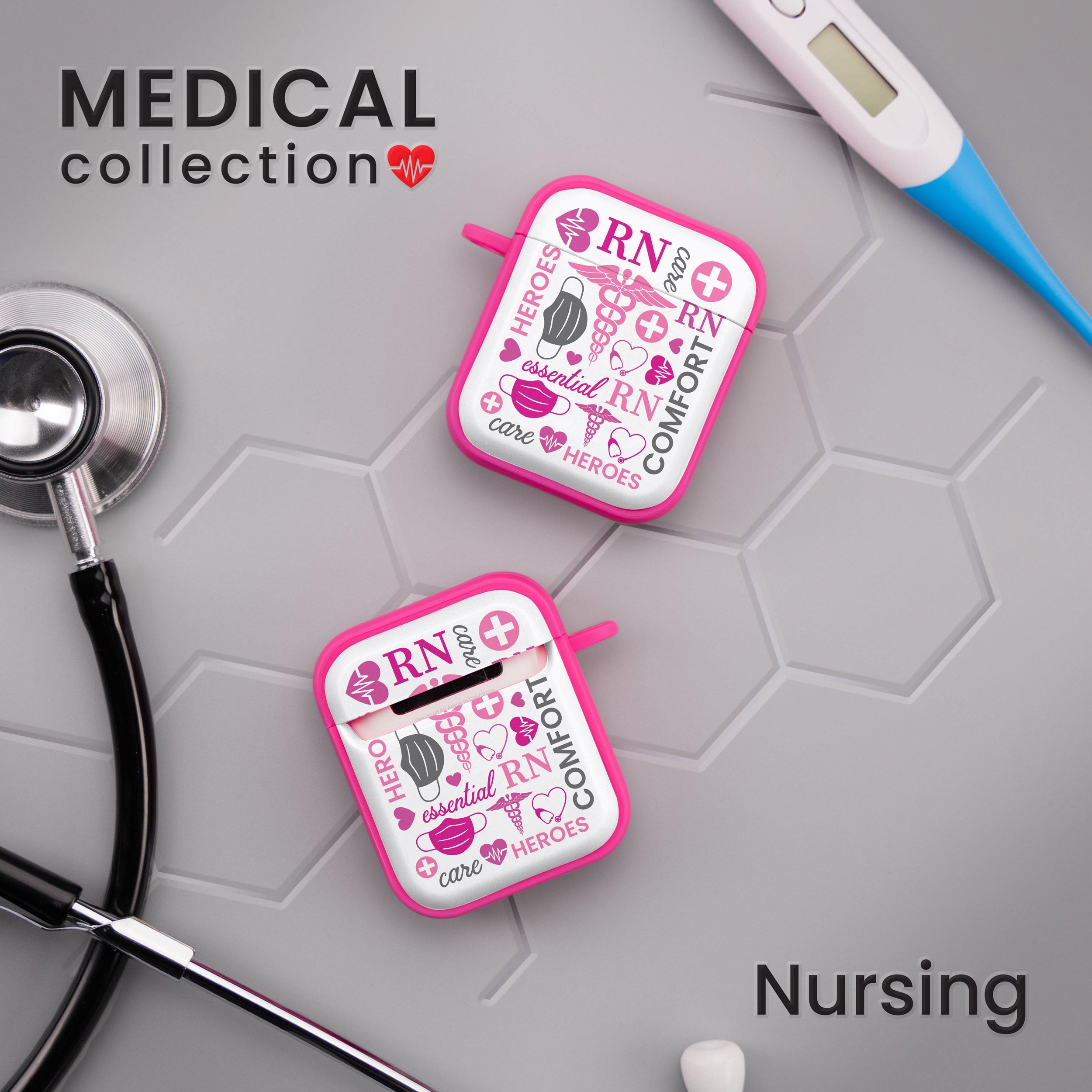 Nursing HDX Apple AirPods Gen 1 & 2 Case Cover
