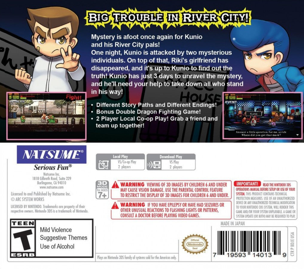 River City: Rival Showdown – Nintendo 3DS (3DS)