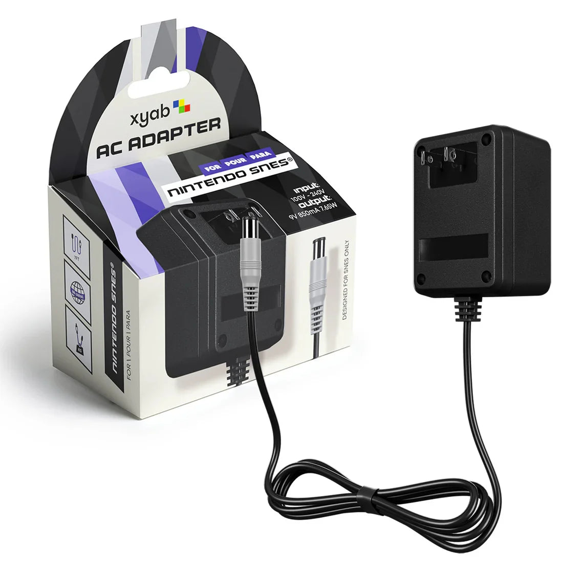 Power Adapter for Nintendo SNES – Super Nintendo Entertainment System Accessory (SNES)