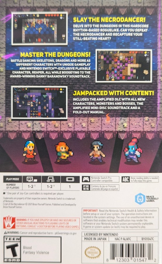 Crypt of The Necrodancer: Nintendo Switch Edition [Collector's Edition] – Nintendo Switch (NS)