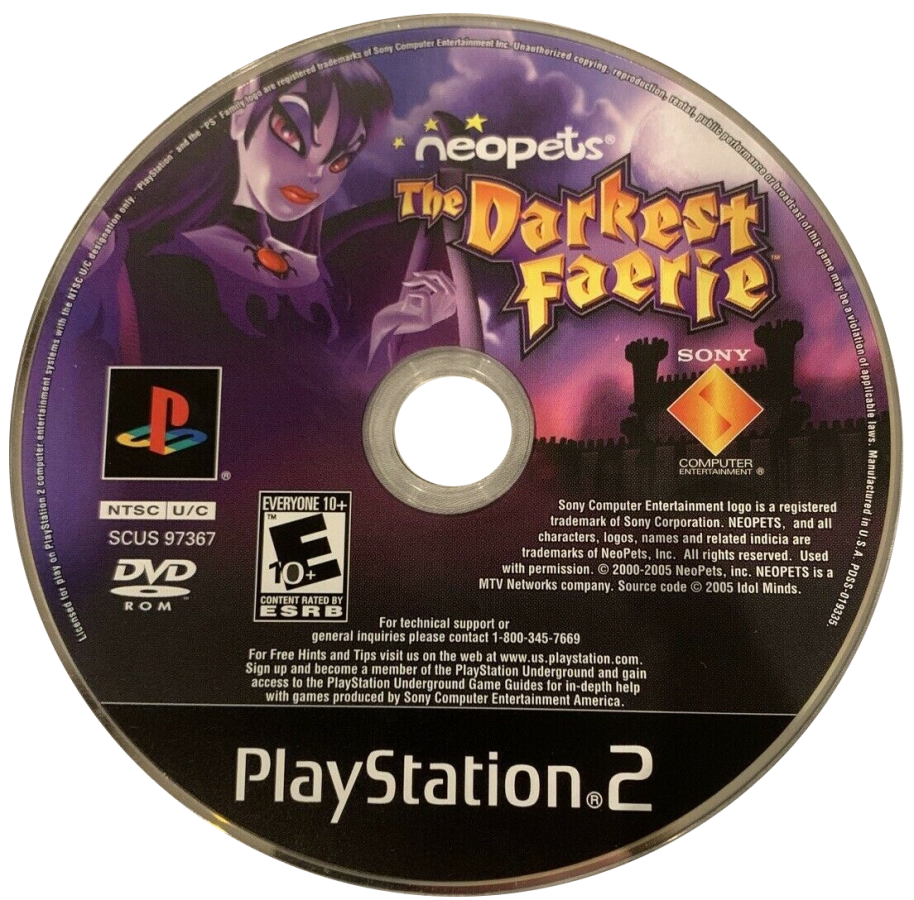 NeoPets: The Darkest Faerie – PlayStation 2 (PS2)