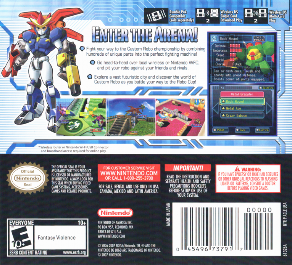 Custom Robo Arena – Nintendo DS (DS)