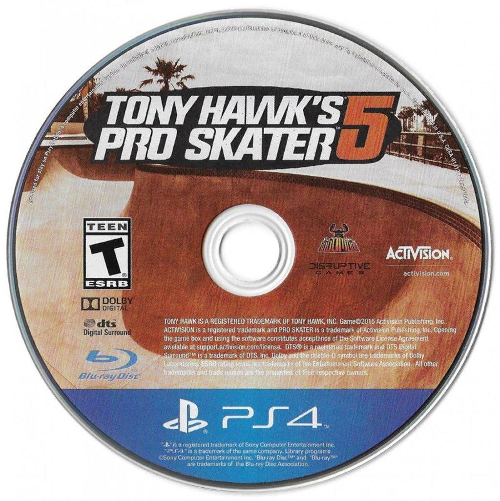 Tony Hawk's Pro Skater 5 – PlayStation 4 (PS4)