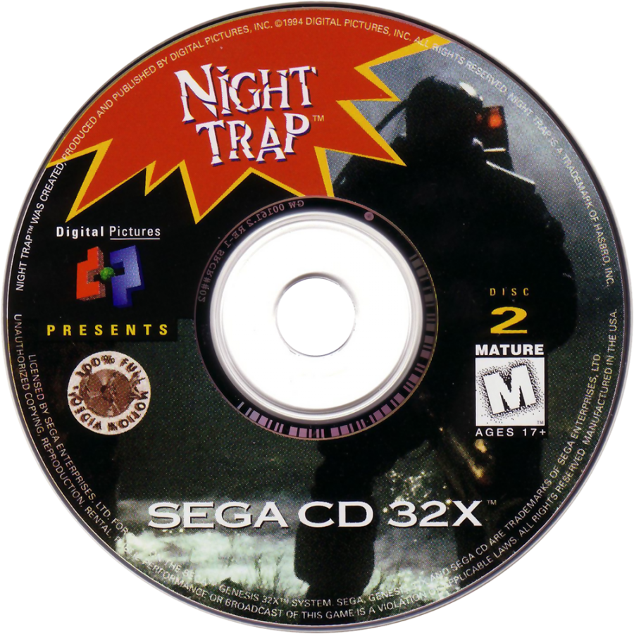Night Trap CD 32x – Sega 32X (32X)