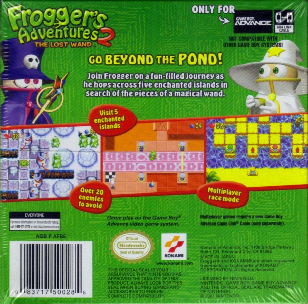 Frogger's Adventures 2: The Lost Wand – Game Boy Advance (GBA)