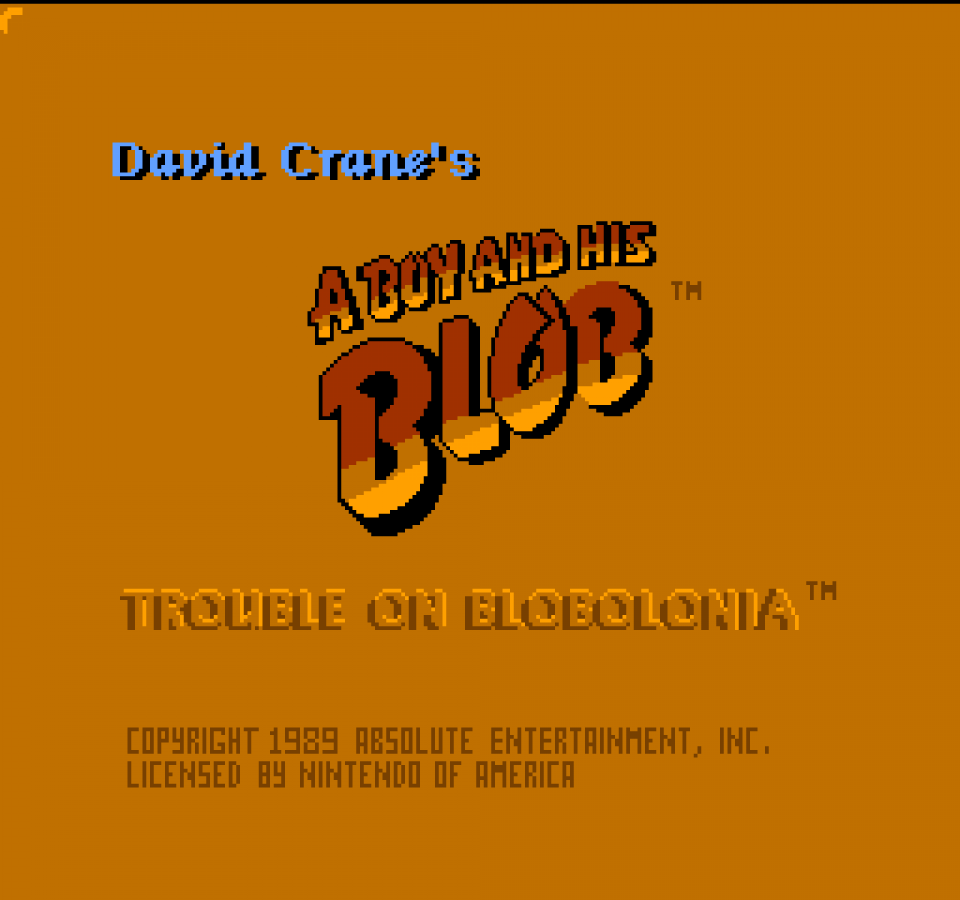 A Boy and His Blob: Trouble on Blobolonia – Nintendo Entertainment System (NES)