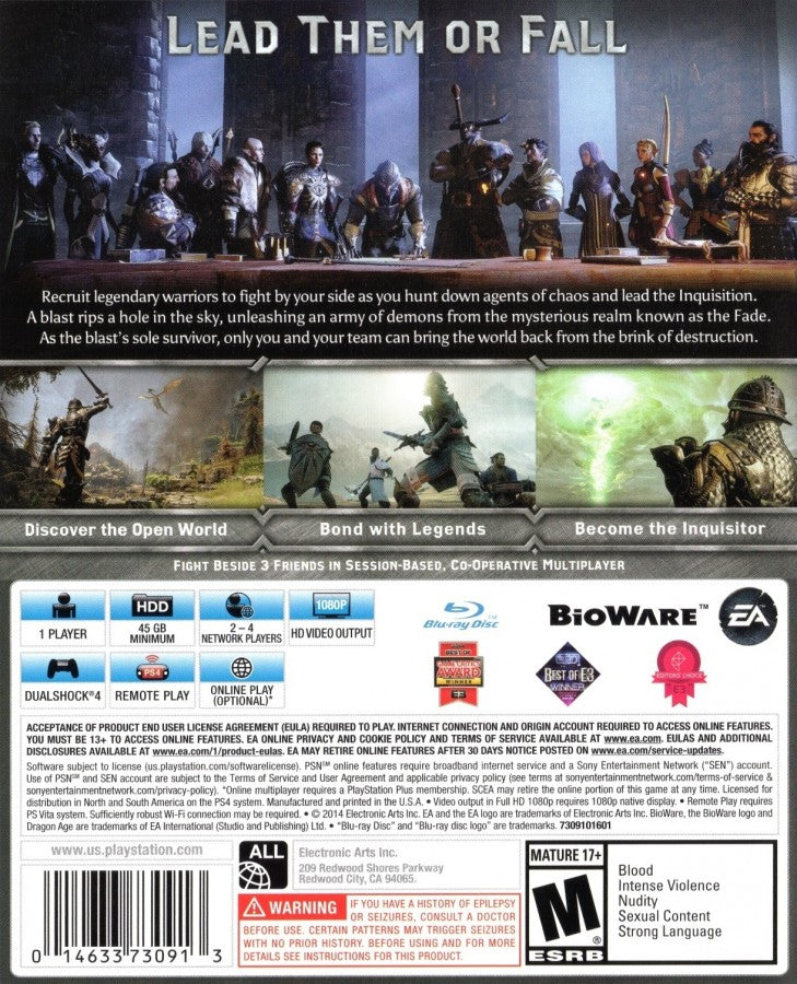 Dragon Age: Inquisition – PlayStation 4 (PS4)