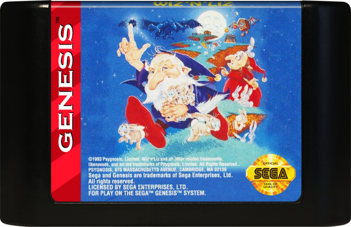 Wiz 'n' Liz – Sega Genesis (GEN)