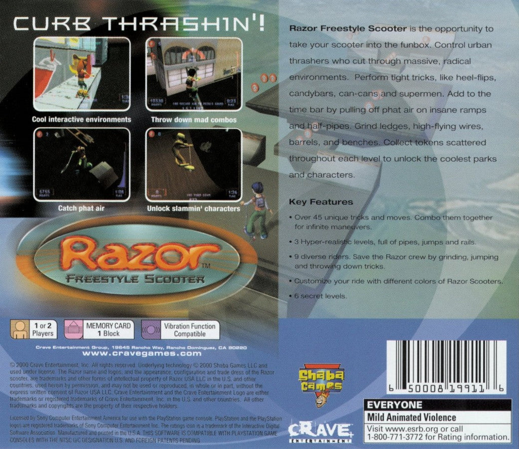 Razor Freestyle Scooter – PlayStation 1 (PS1)