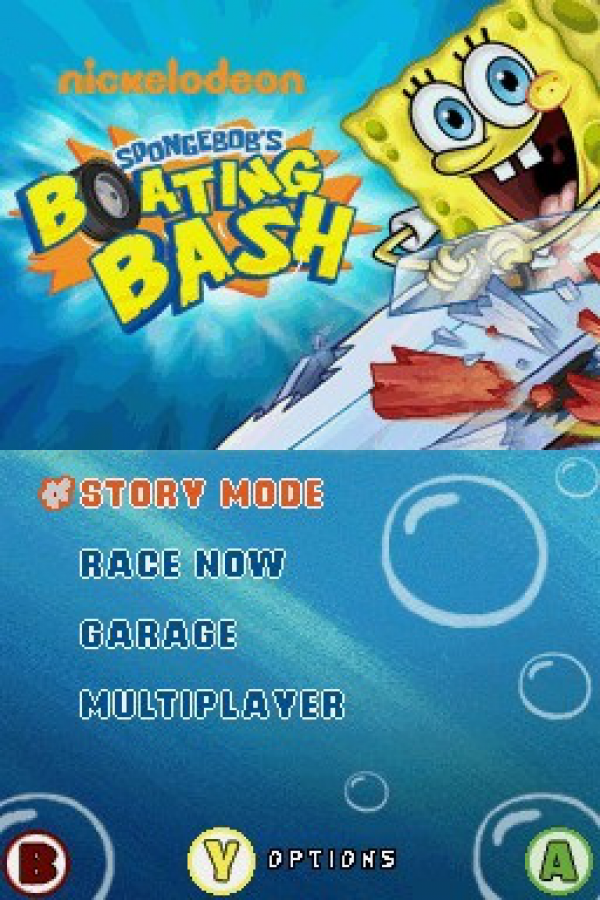 SpongeBob's Boating Bash – Nintendo DS (DS)