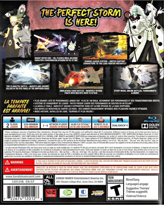 Naruto Shippuden: Ultimate Ninja Storm 4 – PlayStation 4 (PS4)