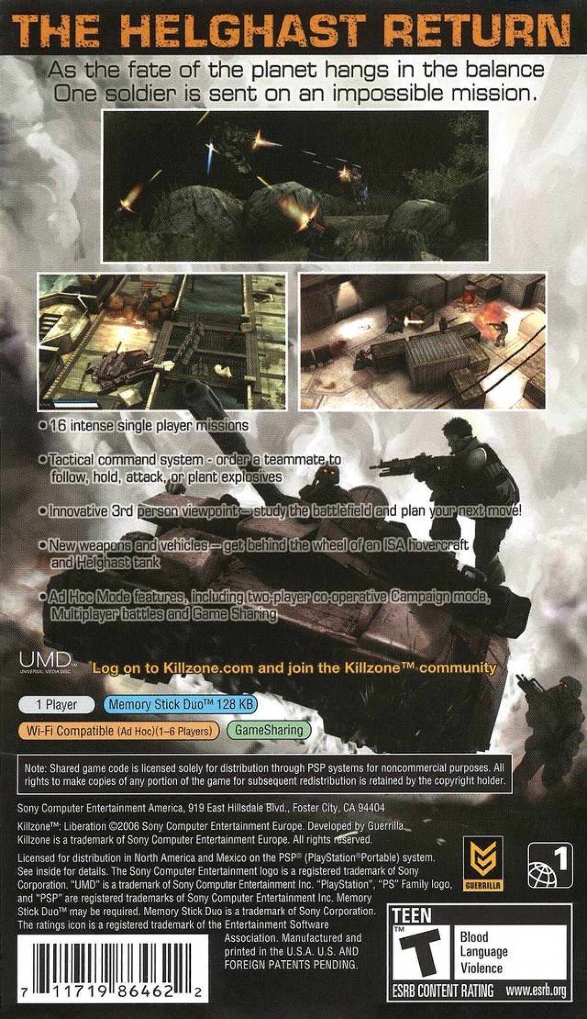Syphon Filter: Logan's Shadow & Killzone: Liberation [Dual Pack] – PlayStation Portable (PSP)